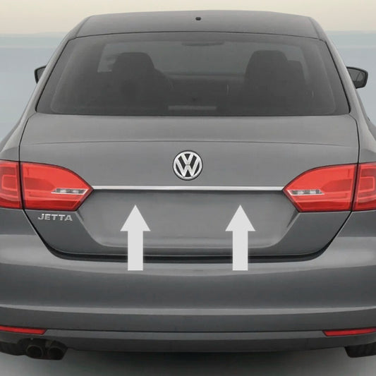 Solid Spare CHROME TRUNK TRIM For VOLKSWAGEN JETTA 11-15