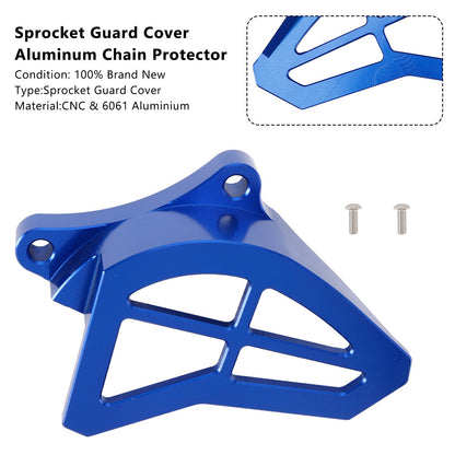 Sprocket Guard Cover Aluminum Chain Protector For Yamaha YZ125 1993-2004 Blue