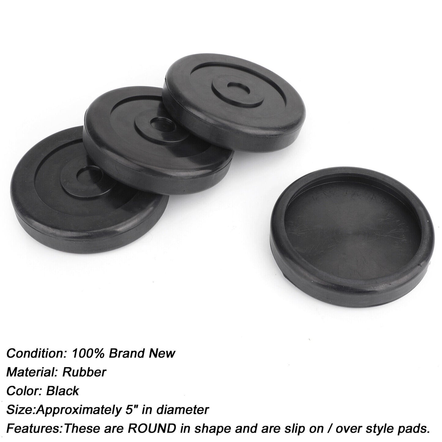 ROUND Rubber Arm Pads For BENDPAK lift DANMAR Lift SET OF 4 HD slip #5715017