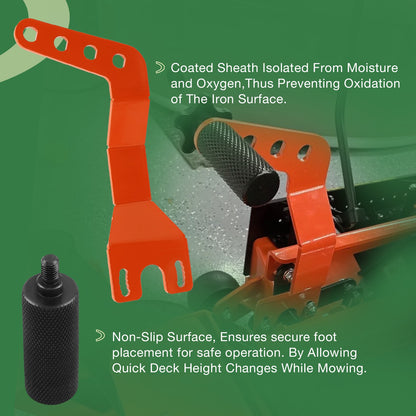 Adjustable Steering Arm & Foot Pedal & Assist Handle Kit For Bad Boy ZT MZ Mower