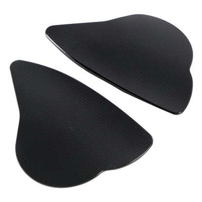 ALUMINUM MIRROR BLOCK OFF PLATES HOLE CAPS BLACK FOR YAMAHA YZF R6 R7 2017-2024