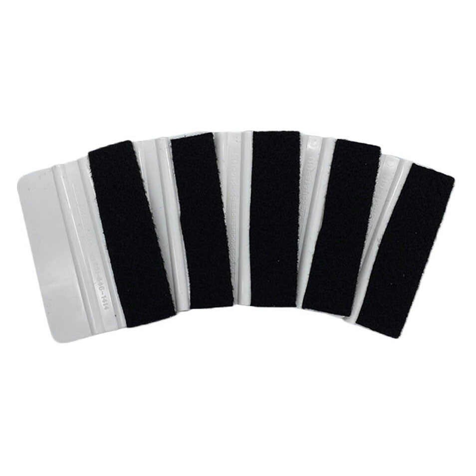 (5) High Quality 4" Felt Edge Vinyl 3M Wrap Window Tint Application Squeegee