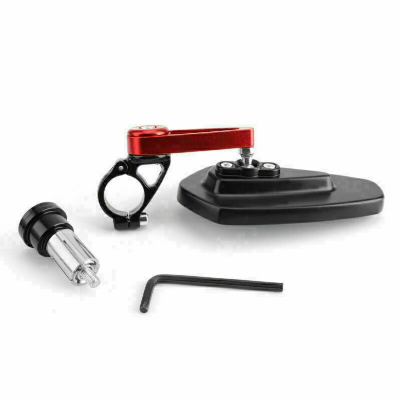 7/8" Aluminum Rear View Side Mirror Handle Bar End Universal For Motorcycle Rd N