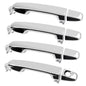 4X Exterior Door Handles Front Rear Side LH RH Fit 2012-2017 Toyota Camry Chrome