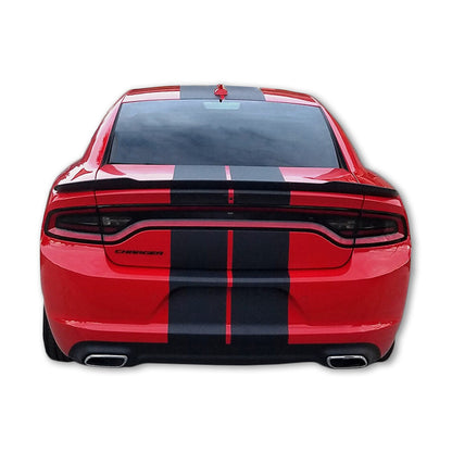 DUAL 10" VINYL RALLY STRIPES RACING STRIPE + BONUS INSTALL KIT For DODGE CHARGER