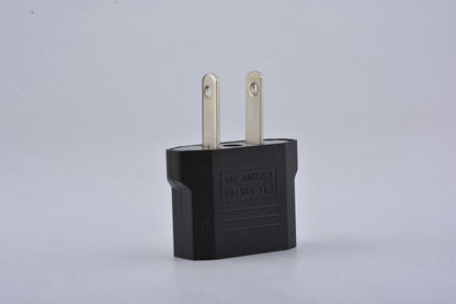 12 PCS EU Euro Europe to US USA Power Jack Wall Plug Converter Travel Adapter Us