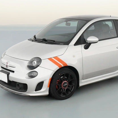 3" Dual Fender Stripe Hash Mark Stripe Decal Graphic Kit For Fiat 500