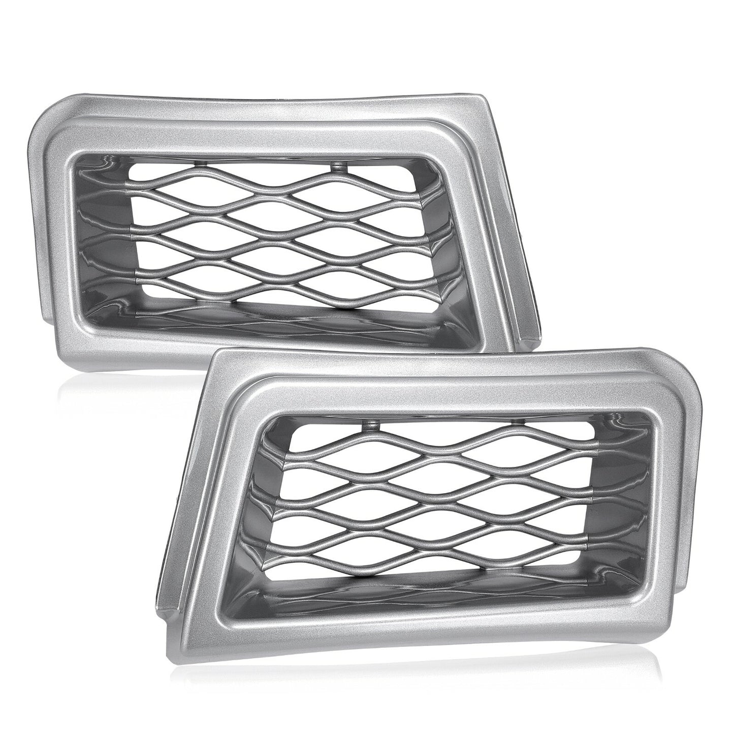 Solid Spare For 03-07 Chevrolet Silverado SS-Style Bumper Caliper Air Duct Left Right Pair