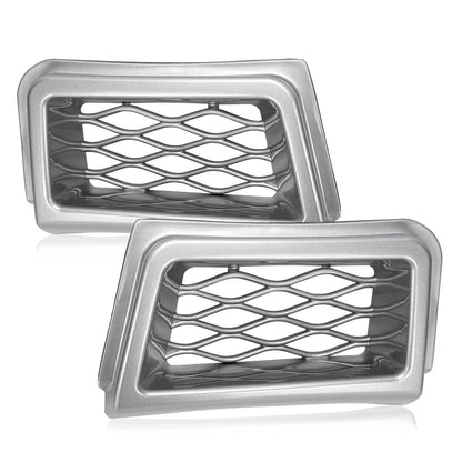 Solid Spare For 03-07 Chevrolet Silverado SS-Style Bumper Caliper Air Duct Left Right Pair