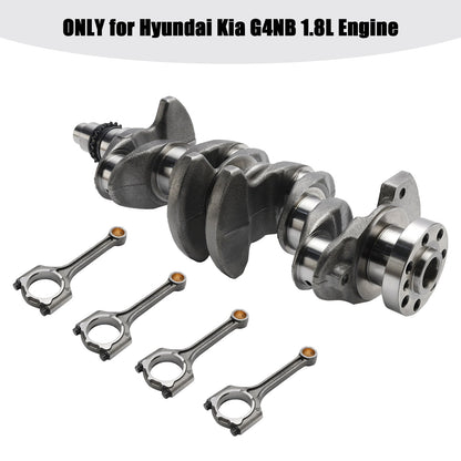 G4NB 1.8L Engine Crankshaft & Connecting Rods for Hyundai Elantra KIA Forte K4