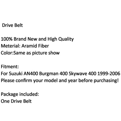 Drive Transmission Belt Fit for Suzuki AN400 Burgman 2003-2006 #. 27601-15F10 US