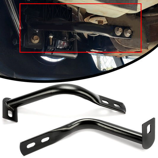 Solid Spare Bumper Brackets Bar Brace For Chevy Silverado 1500 1999-07 02 06 Set of 2 RH+LH