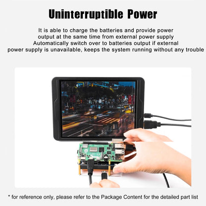 5V UPS HAT (D) Starter Kit For RPI Raspberry Pi Uninterruptible Power Supply