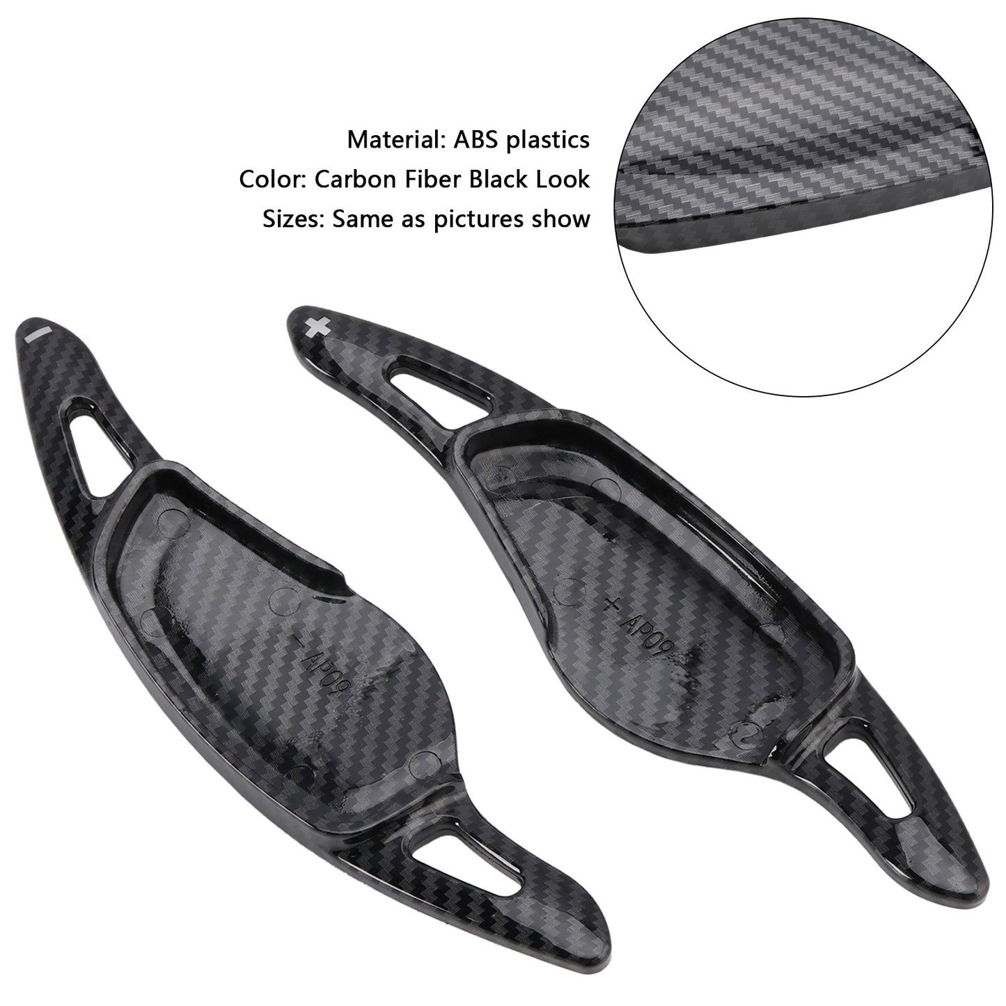Carbon Look Steering Wheel Paddle Shifter Fit BMW 3 4 5 G20 G22 G30 2018+