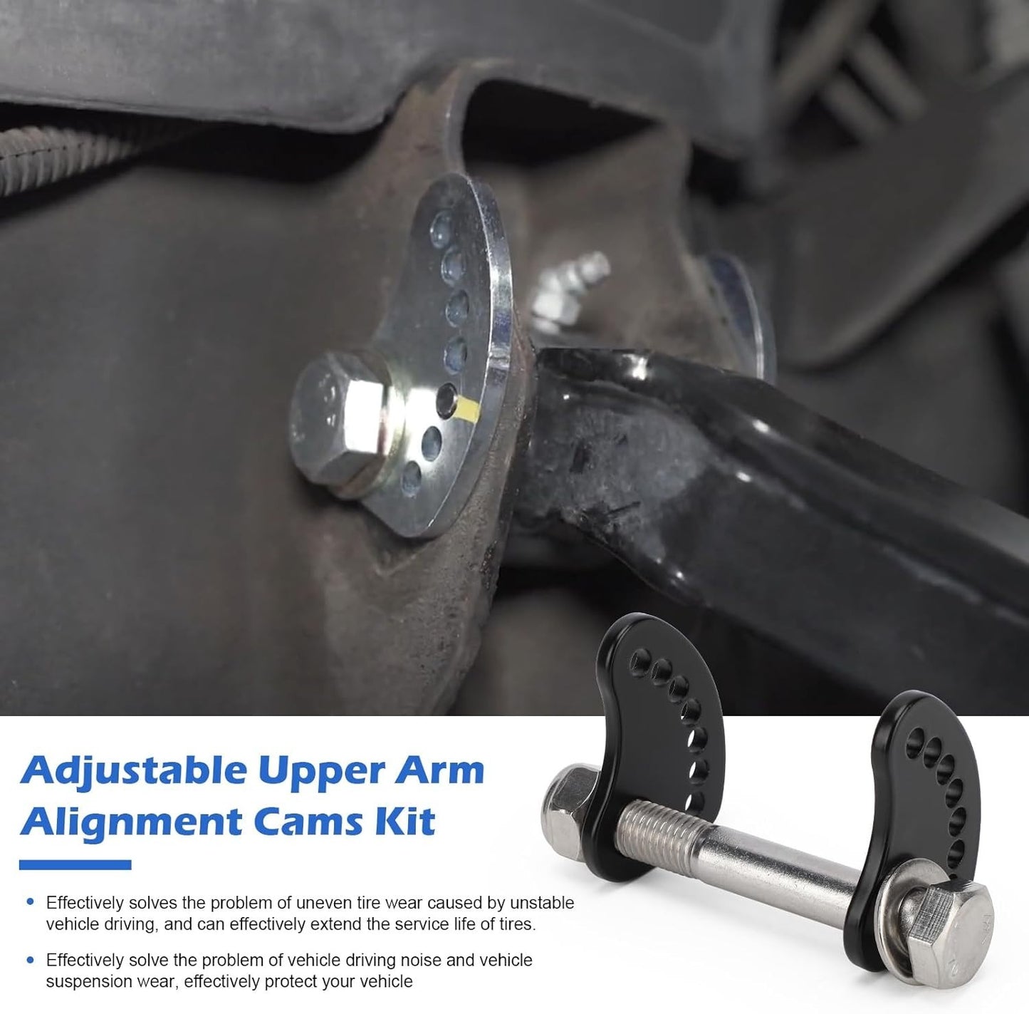 Camber Lock Alignment Fix Upper Arm Cam Bolt Kit For Chevy Silverado Sierra 1500