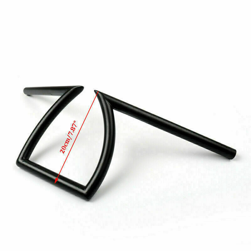 Motor 7/8" Z Handlebar Drag Bars For Honda Yamaha Suzuki Chopper Bobber BLK