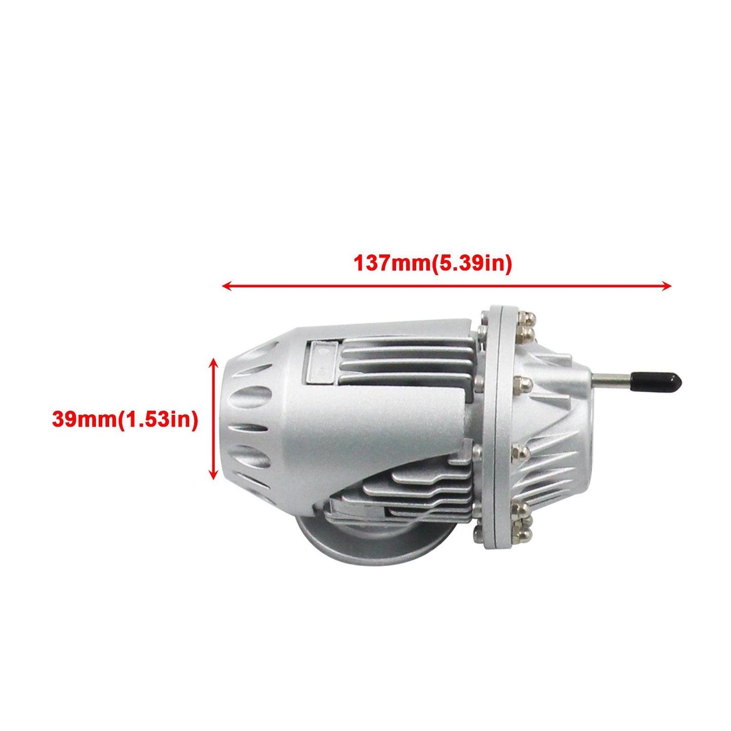 For SSQV/SQV-4 Style Adjustable PSI Turbo Boost Blow Off Valve Chrome Universal