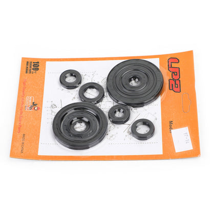 Complete Engine Oil Seal Crankcase Kit 10pcs for Honda CRF250R CRF250X 2004-2017