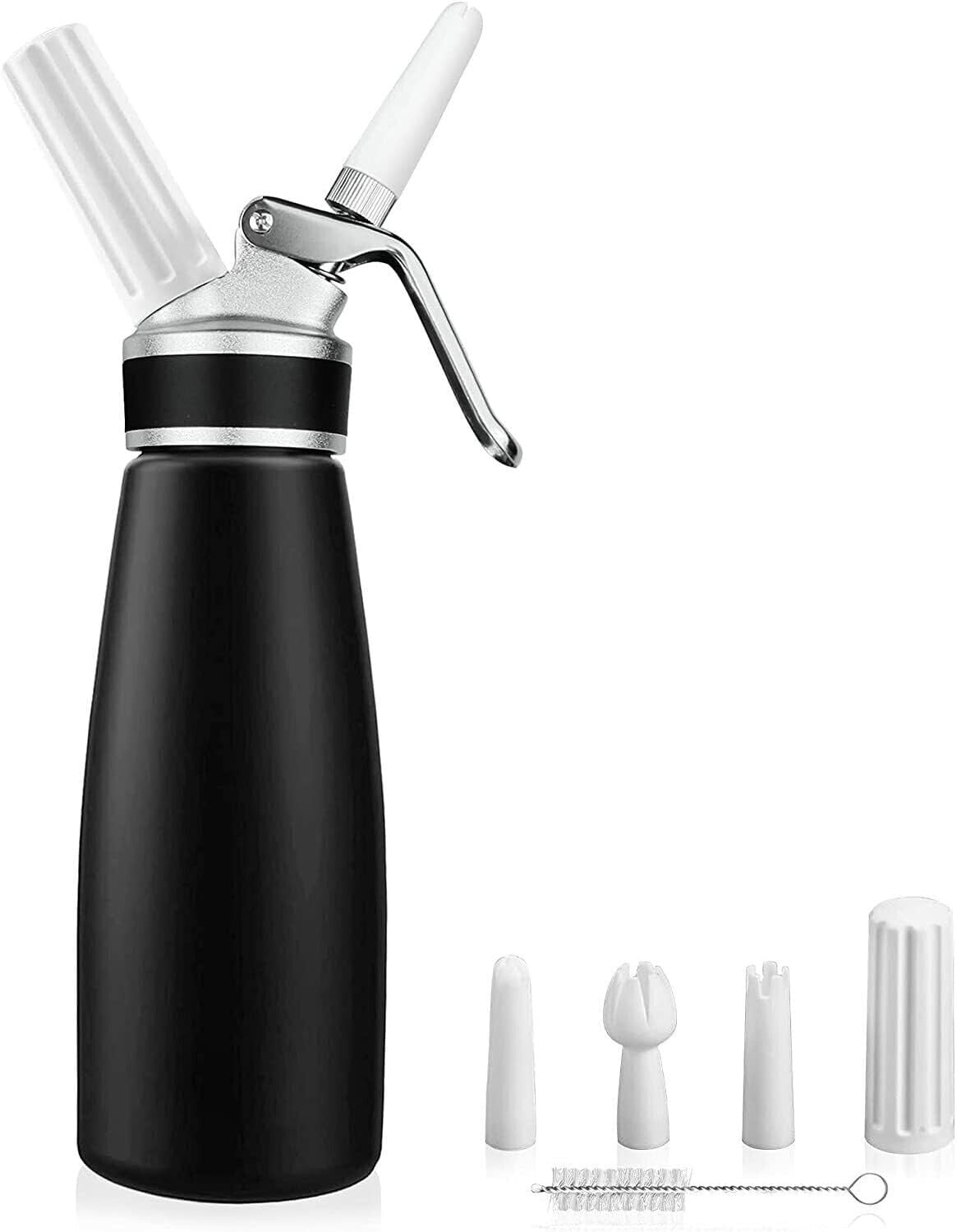 Whipped Cream Dispenser Durable Aluminum Foam Whipper 1 Pint 500ml Cream Maker
