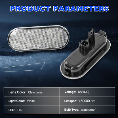 LED Truck Bed Light Lamp Assy Kit w/ Wires For 2021-25 Ford F-150 Plug-and-Play