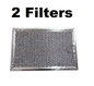 Solid Spare Microwave Mesh Grease Filter for Frigidaire FGMV174KFA 2-PACK