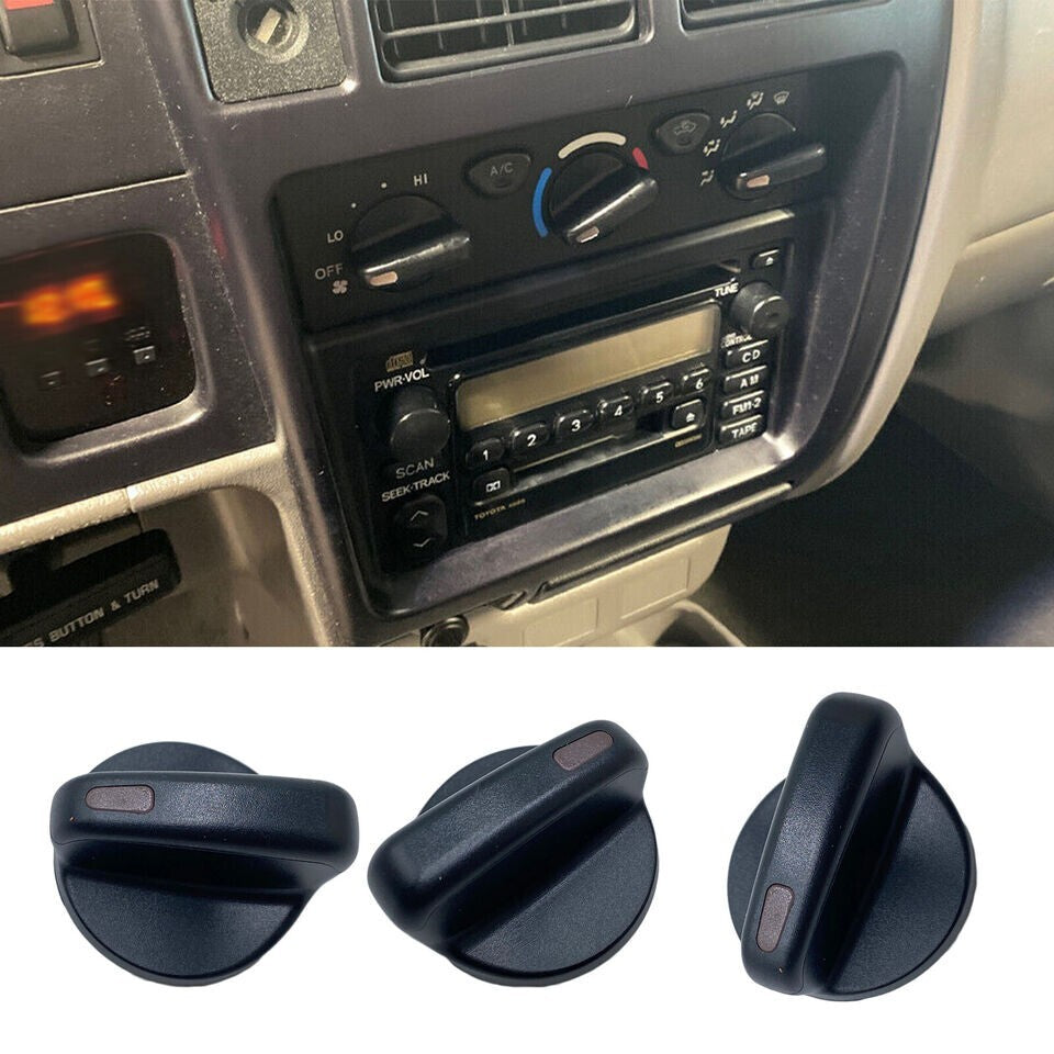55905-35310 3PCS A/C Climate Heater Control Knob For 1995-2004 Toyota Tacoma New