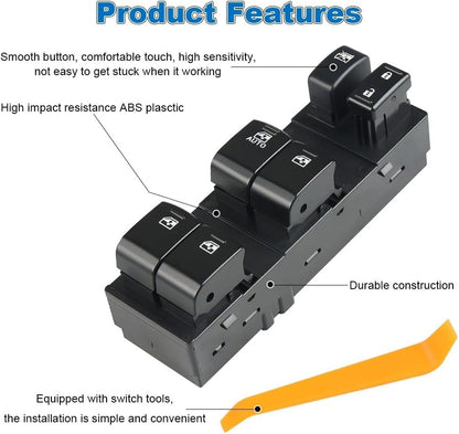 Master Power Window Switch Driver Side.For 2014~2016 Subaru Forester 83071-SG040