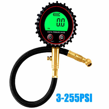 Digital Accurate Air Pressure Tire Gauge 255PSI Meter Tester for Truck Car Bike