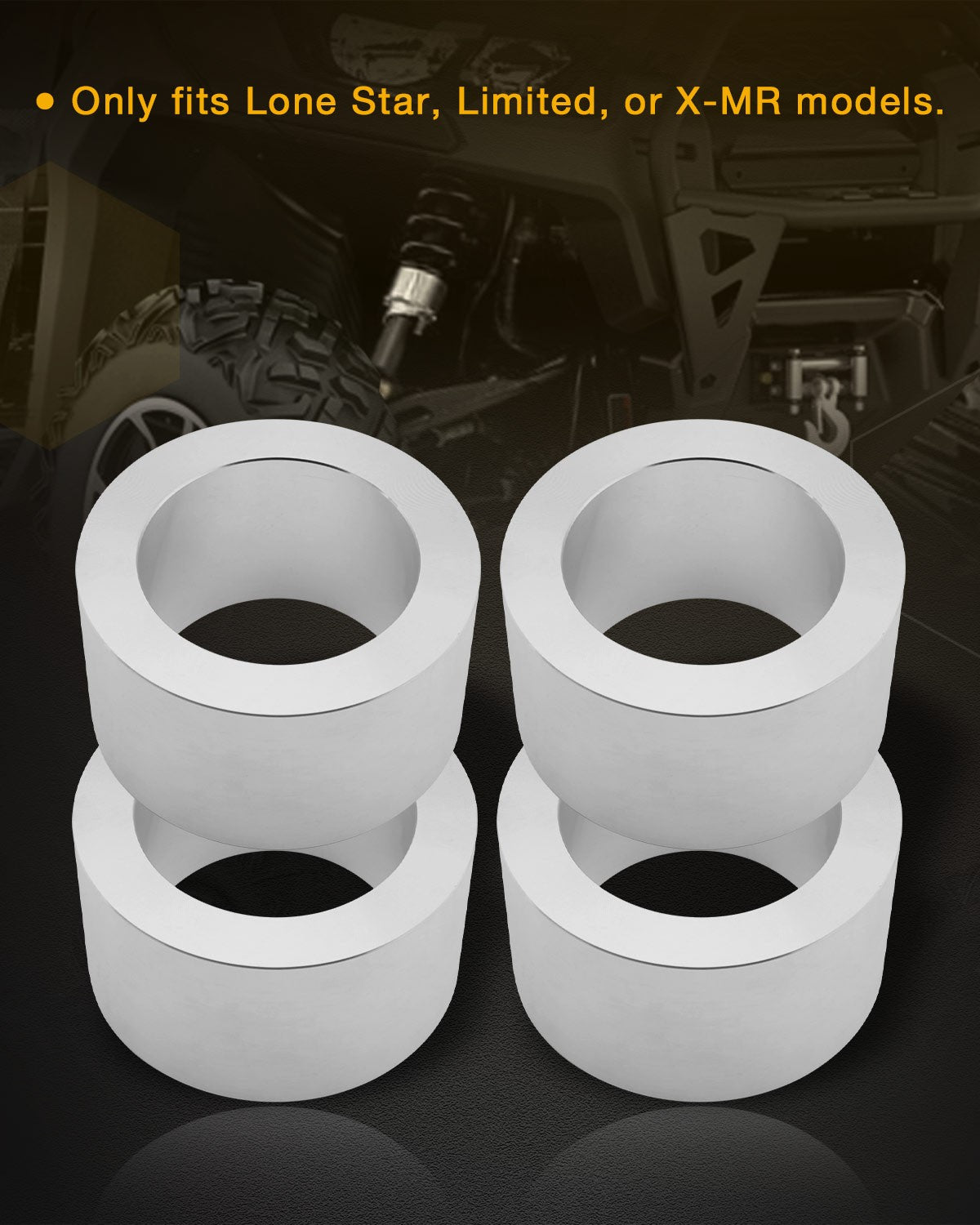 3" Preload Spacers Suspension Lift Kit Fit 18-23 Can-Am Defender Lone Star 97035