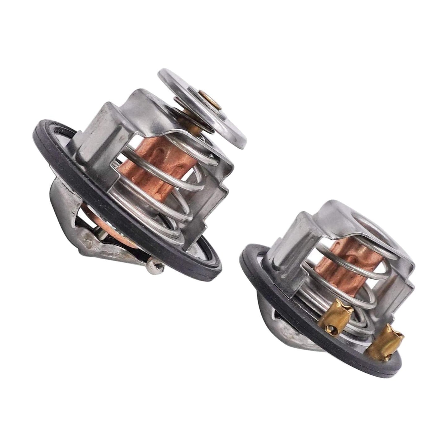 185 & 180 Degree Thermostat Front & Rear Kit Pair for GM Pickup Duramax