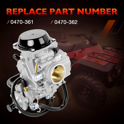 0470-362 0470-361 Carburetor Carb Kit For 98-01 Arctic Cat ATV 400 500 2x4 4x4