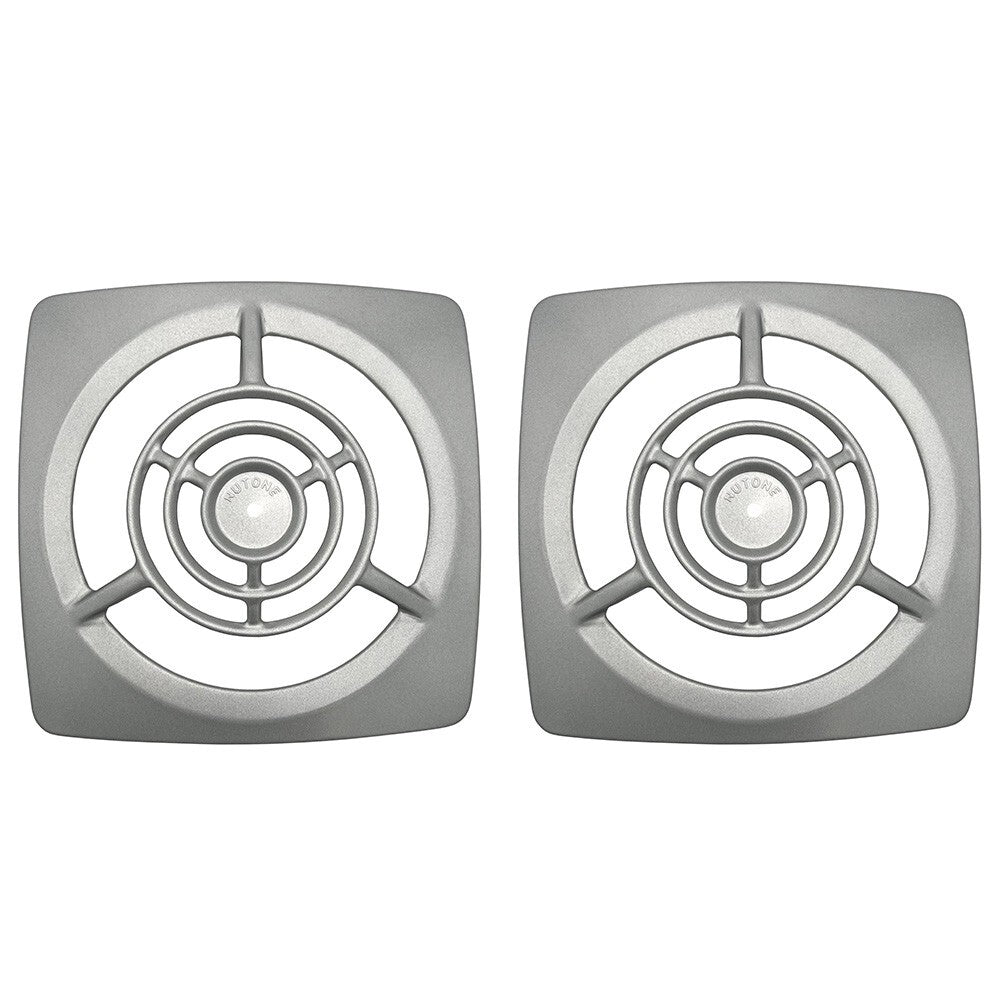 Solid Spare (2) Broan NuTone S17703018 631 633 Utility Fan Aluminum Grille Assembly