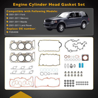 4.0 MLS Headgasket Engine Conversion Gasket Set Fit 2001-11 Ford Ranger Explorer