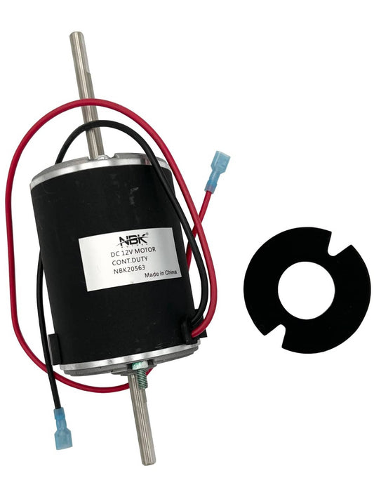 Solid Spare NBK 20563 DC Motor 12V With Gaskets Replaces Suburban 233043