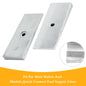 2PCS 2" Wide 4°Degree Steel Leaf Spring Degree Shims Silver~~