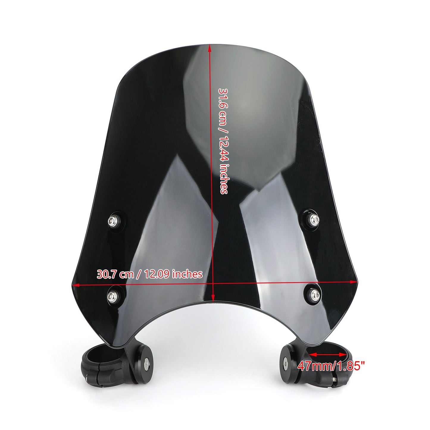 ABS Motorcycle Windscreen Windshield For Dyna Softail Models Black New