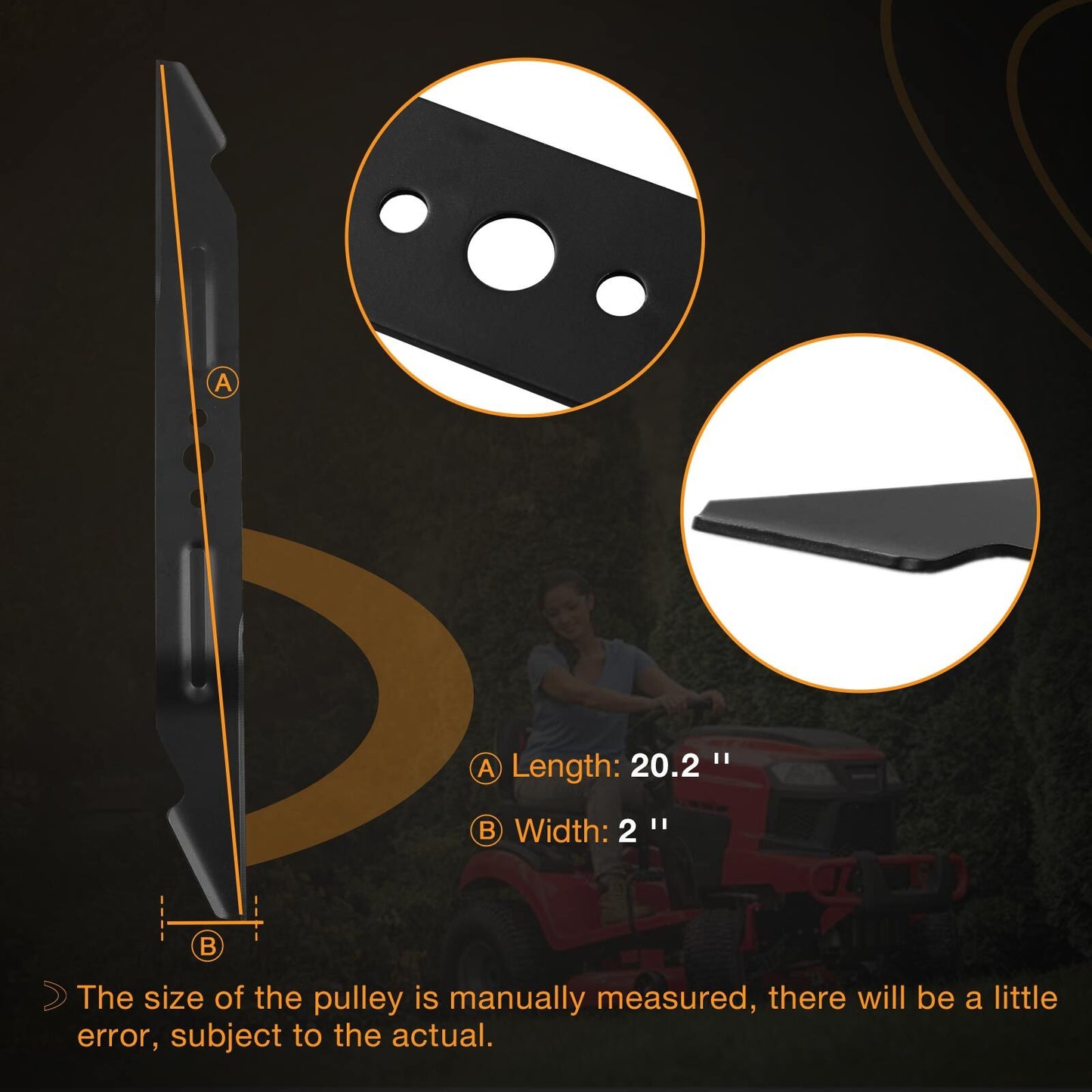 AB2100 21" Deck Blade Fits EGO Single Mulching Lawn Mower LM2100 LM2102SP AB2101