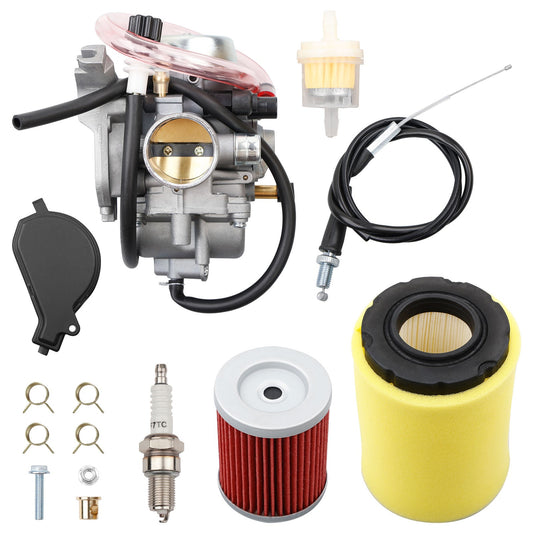 Solid Spare Carburetor For 2002-07 Suzuki Eiger 400 LTF400 Engine Assembly with Manual Choke