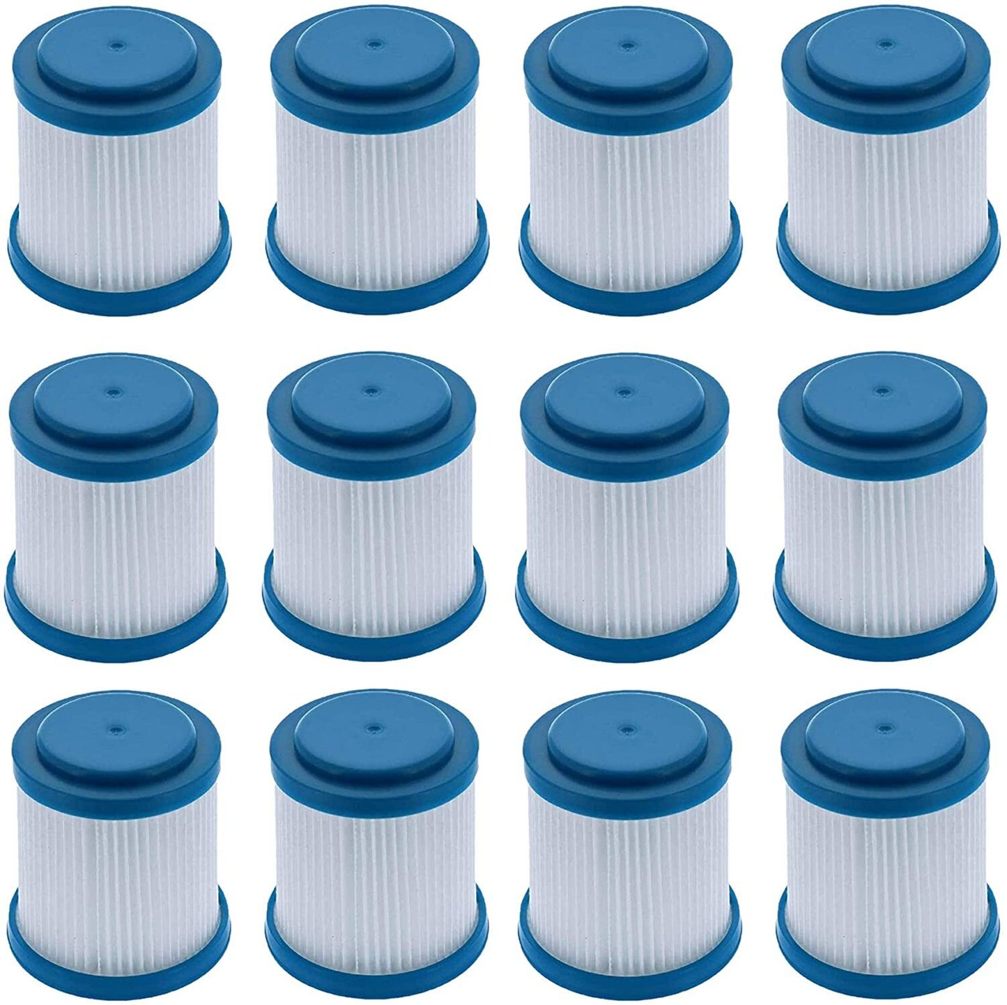 Solid Spare EFP Vacuum Filter for Black and Decker VPF20 Pet SmartTech Vac 90606058-01 12 PK