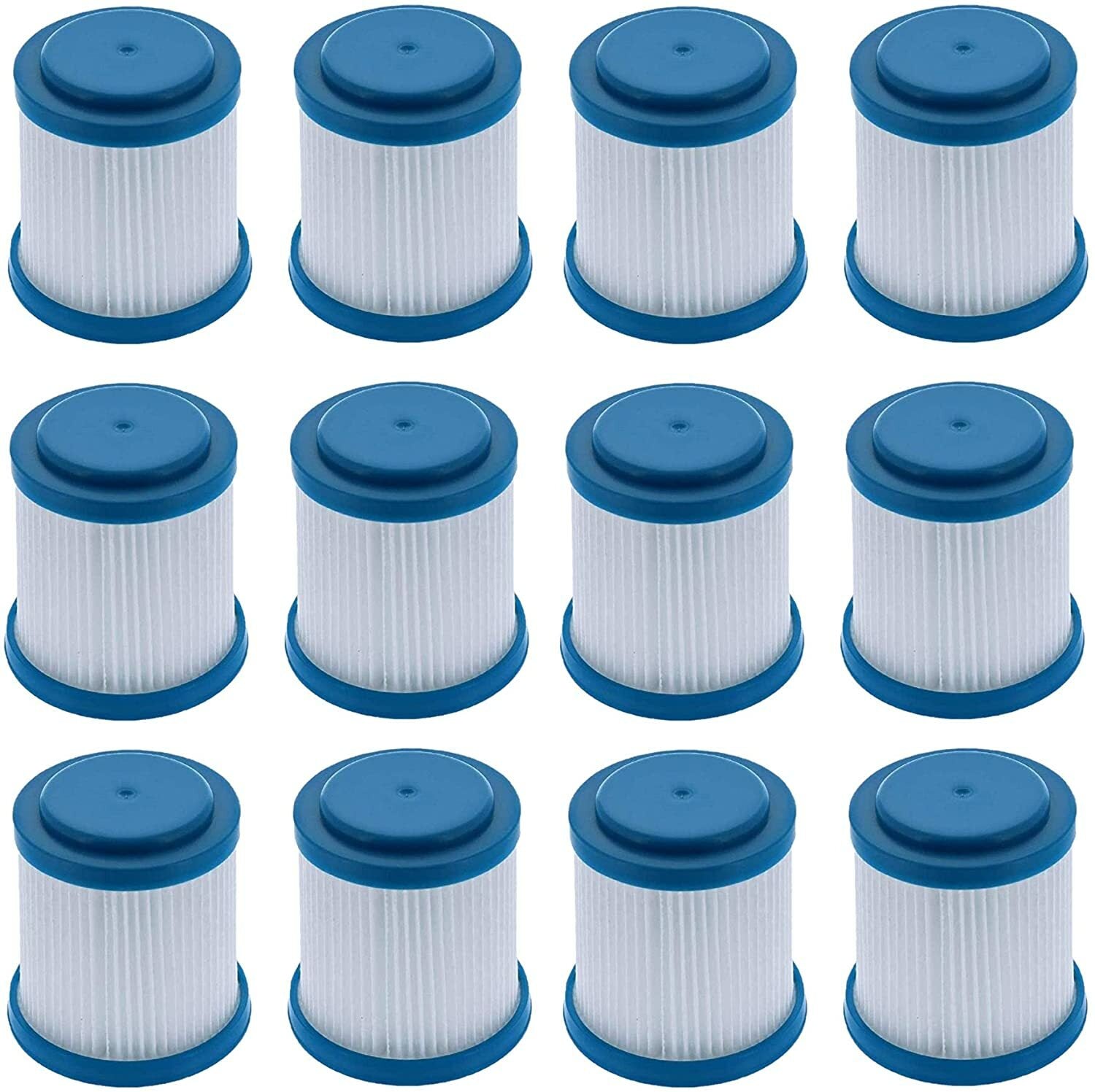 Solid Spare EFP Vacuum Filter for Black and Decker VPF20 Pet SmartTech Vac 90606058-01 12 PK