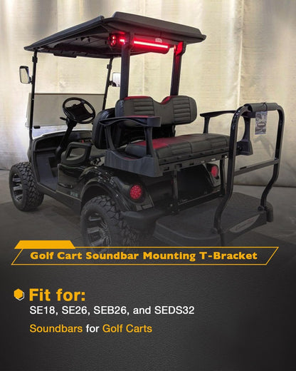 Sound Bar Mounting T-Bracket For SE18 SE26 SEB26 SEDS32 Soundbars Golf Cart