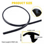 Windshield Reveal Surround Molding Trim 73150SNA003 For Honda Civic 2006-2011 US