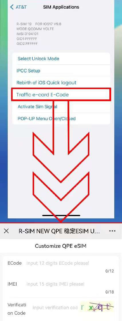 R-SIM 19 NEW QPE Stable IOS17 Unlock SIM Card for iPhone 15/14 Pro MAX 13 Pro 12