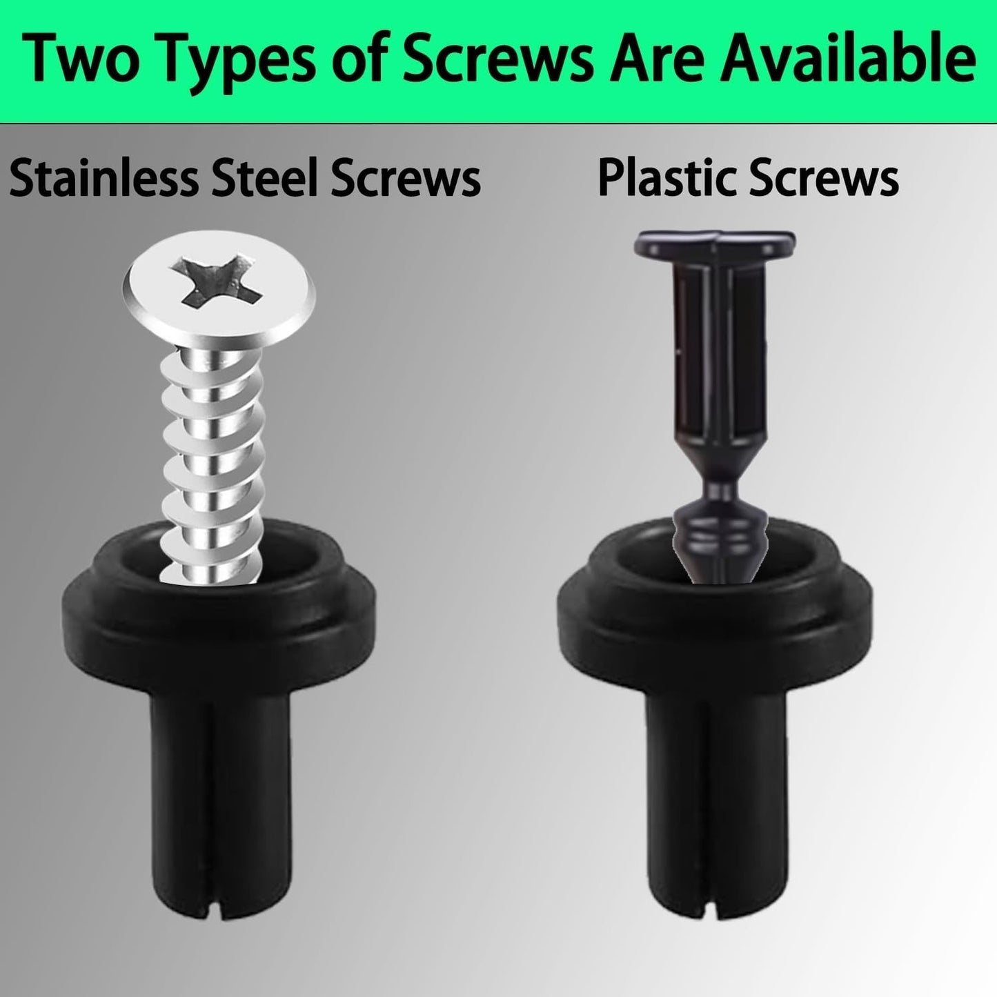 1 Pair Tailgate Stop Bumper FL3Z-99439A00-B FL3Z-99439A00-A for Ford F150