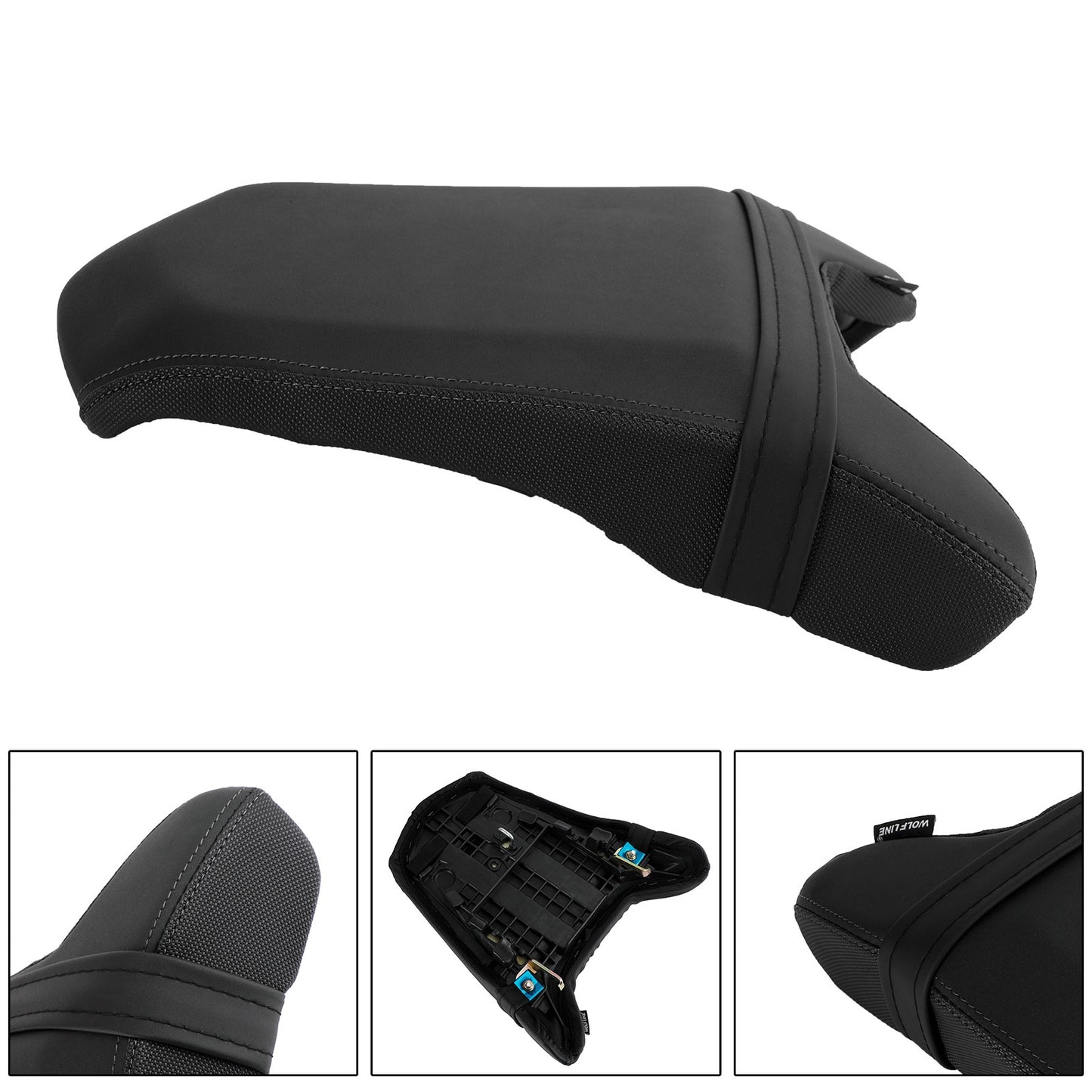 Rear Passenger Seat Cushion Tail Pu Flat Black A For Honda Cb Cbr 650R 19-2