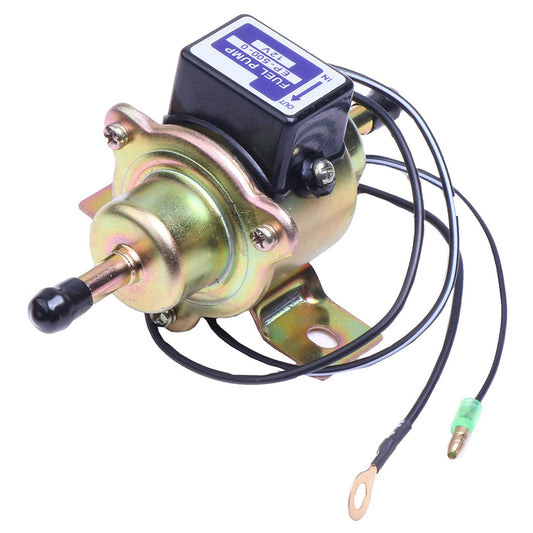 Solid Spare Electric Fuel Pump 12V for Yanmar Cub Cadet Kubota B6000 G3200 G4200 G5200 G6200