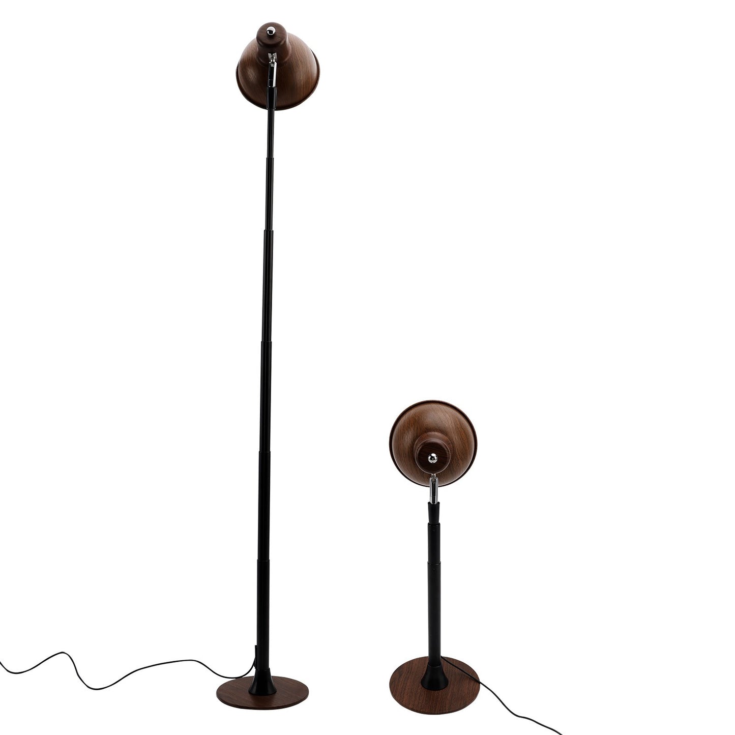 For Living Room/Office-Black Dimmable Adjustable LED Floor & Table Lamp 3 Colors
