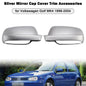 Silver Mirror Cap Cover Trim Accessories for Volkswagen Golf MK4 1998-2004*