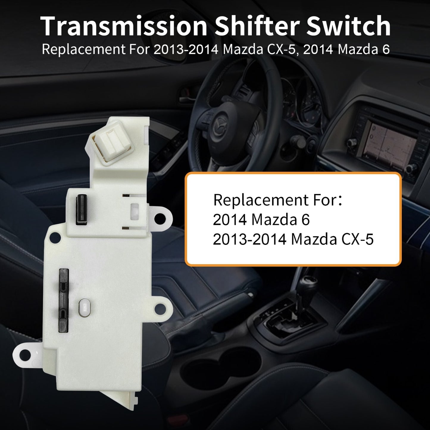 12 PINS Automatic Shifter Switch for 2013-2014 Mazda CX-5 2014 Mazda 6 KDY046040