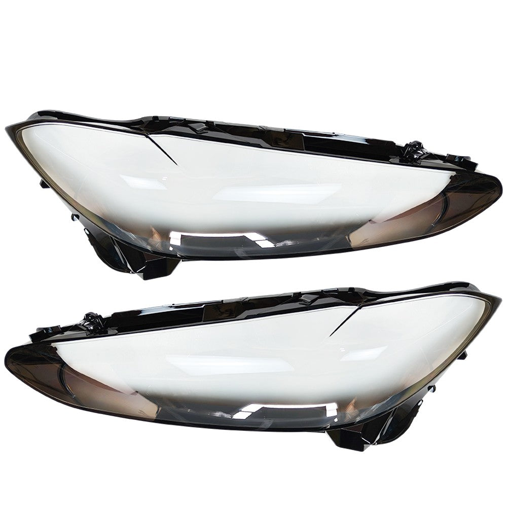 New A Pair Front Headlamp Lens Cover+Glue For 2020-2022 BMW 4 Series G22 G23